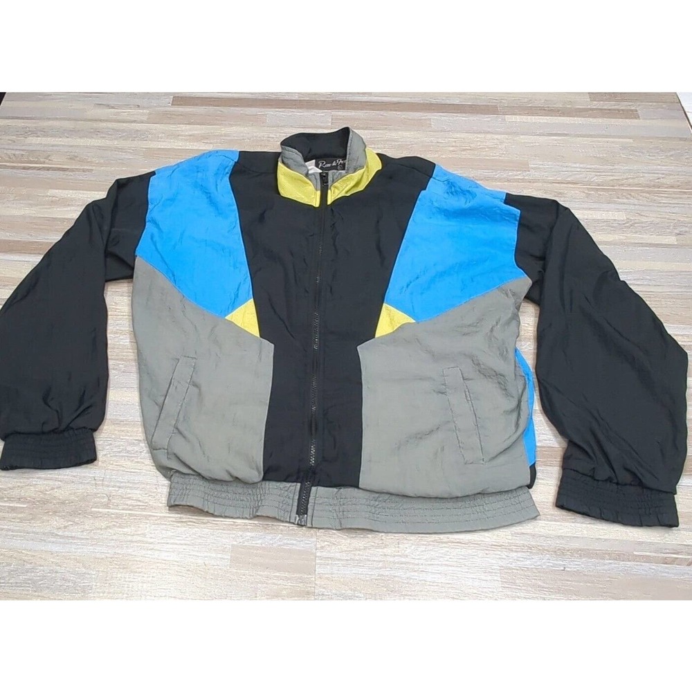 Rene De France Jacket Coat Lightweight 80s Vintage VTG, Men's Sz L, Windbreaker